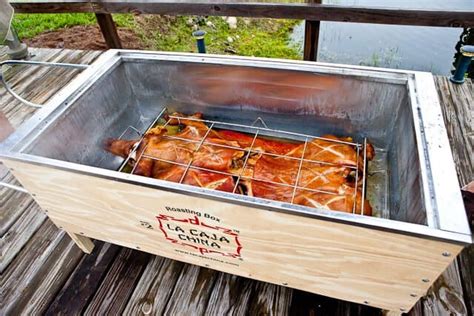 pig roast steel box asador miami|Caja China & La Caja Asadora Roasting Boxes.